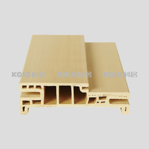 Tiada Jamb Kalis Api Formaldehid Kalis Air PVC Berlapis Rangka Pintu WPC