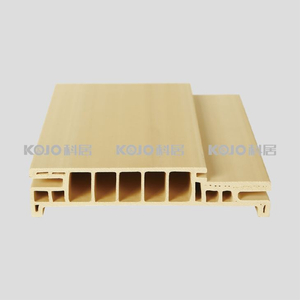 OEM ODM dekorativer T&uuml;rrahmen aus gr&uuml;nem Baumaterial aus Kunststoff und Holz mit SGS-Zertifikat