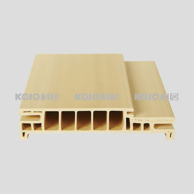 OEM ODM ديكور مواد البناء الخضراء إطار الباب الخشبي البلاستيكي مع شهادة SGS